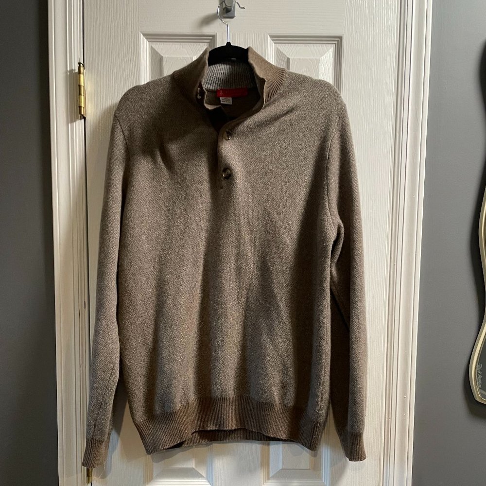 Piacenza Quarter Button Cashmere Sweater